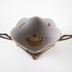 Art Nouveau ceramic platter in gilded basket with grapevine motif, Europe