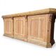 Bistro counter with a Hungarian point design.