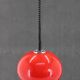 1970s Harvey Guzzini Red Pendant Light for Meblo, Italy
