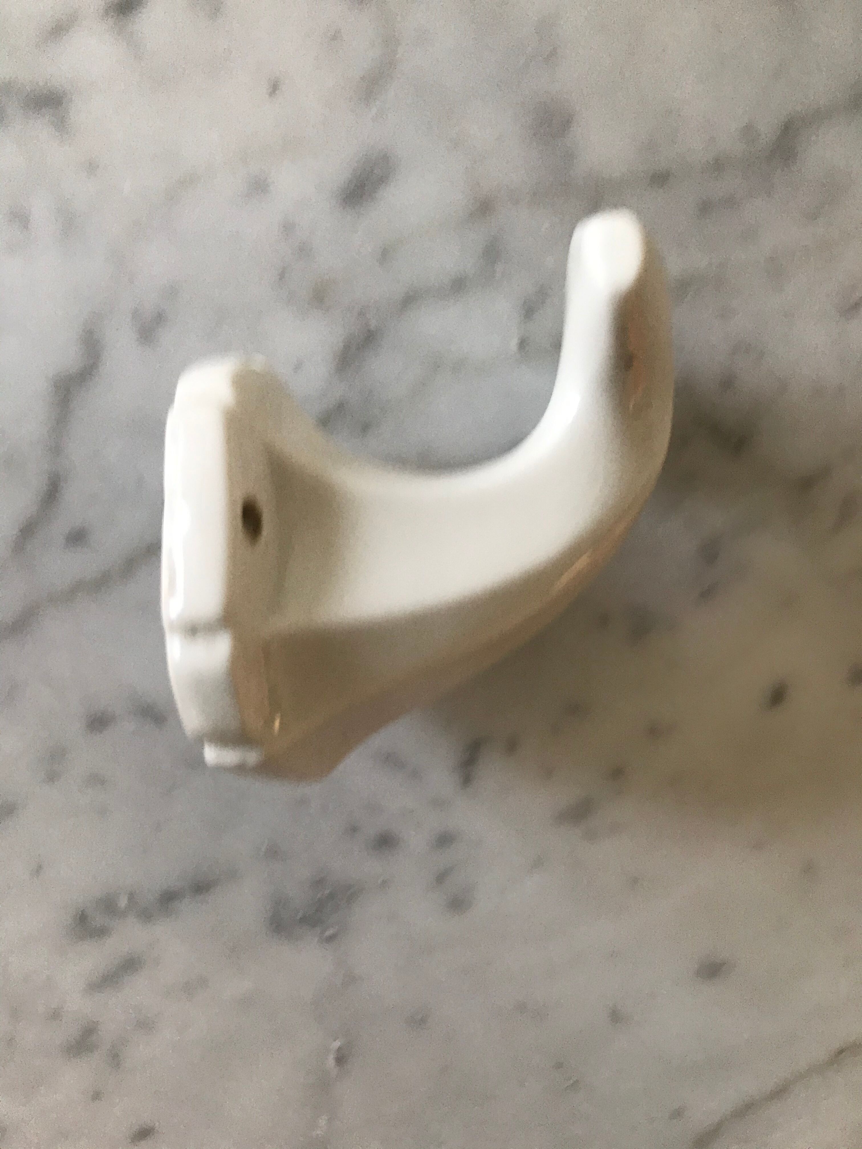 Porcelain patère