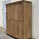 Armoire parisienne art déco 1930 penderie démontable bois brut