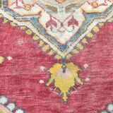 Tapis patiné orient laine fait mai 166 cm x 95 cm