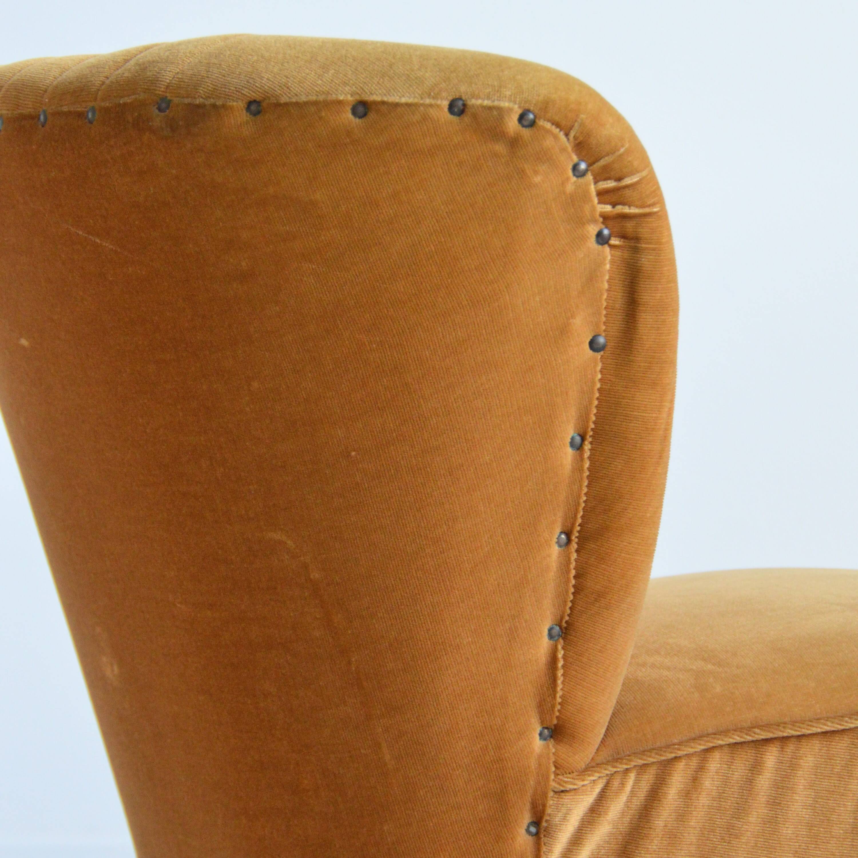 Vintage 1960s cocktail armchair