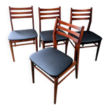 4 chaises vintage