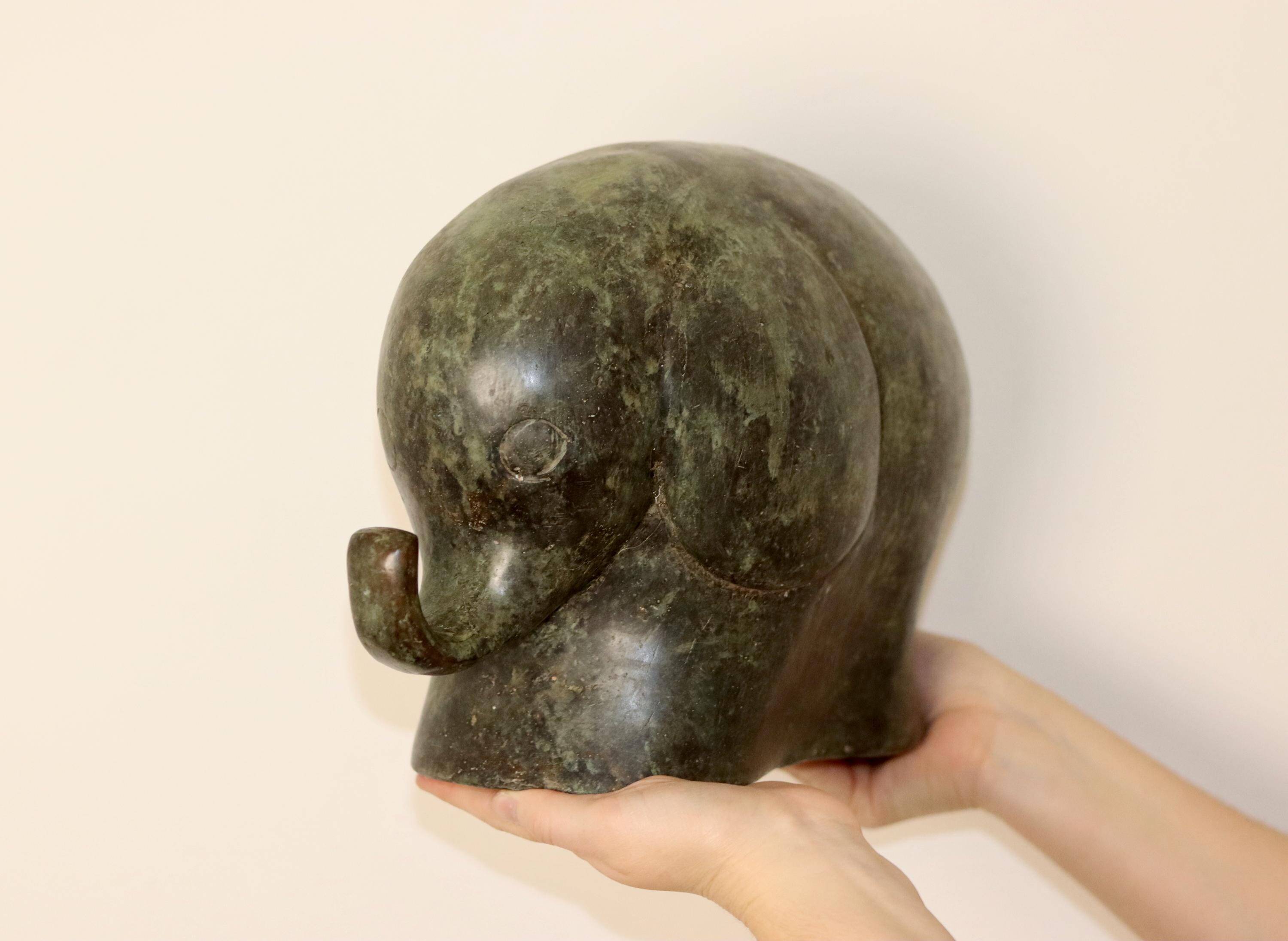 Large Vintage Elephant Sculpture