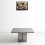 Designer table in marble and metal