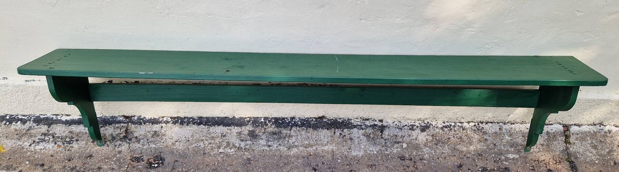 Vintage green shelf