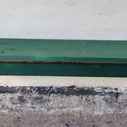 Vintage green shelf