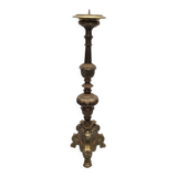 Large Baroque Style Brass Altar Candlestick
