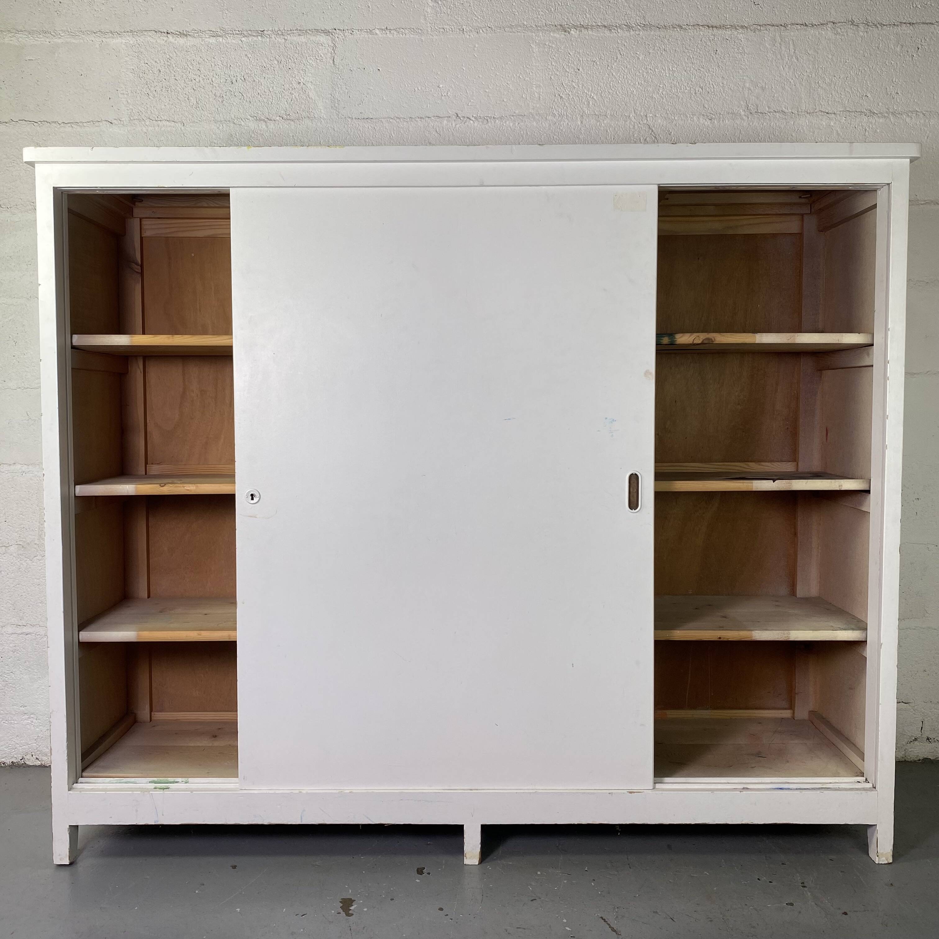 White school cabinet