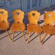 Lot 8 chairs bistro brasserie chalet mountain deco