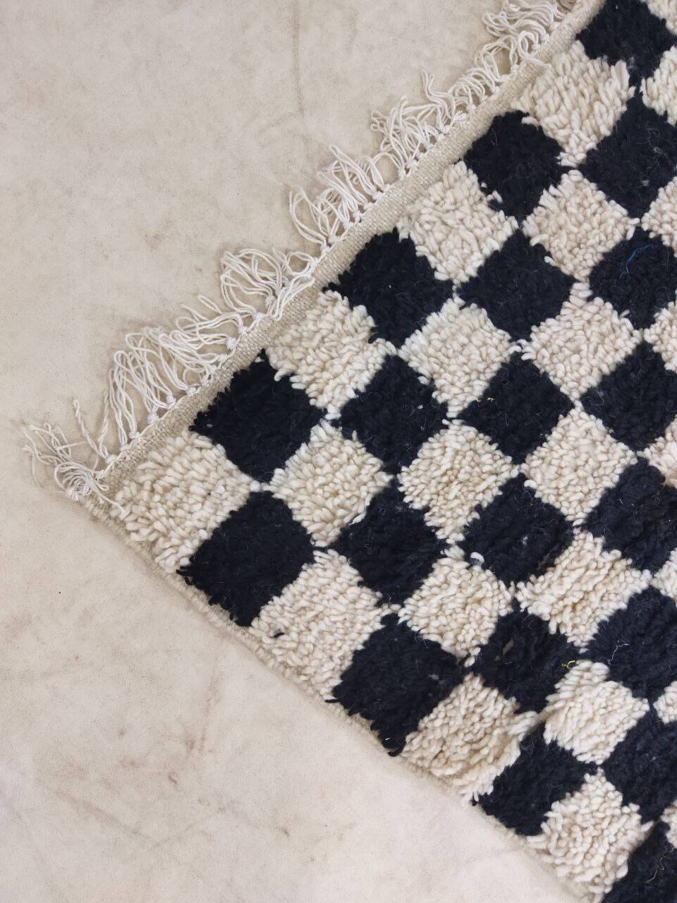 Handmade Moroccan Berber rug 156 X 100 CM