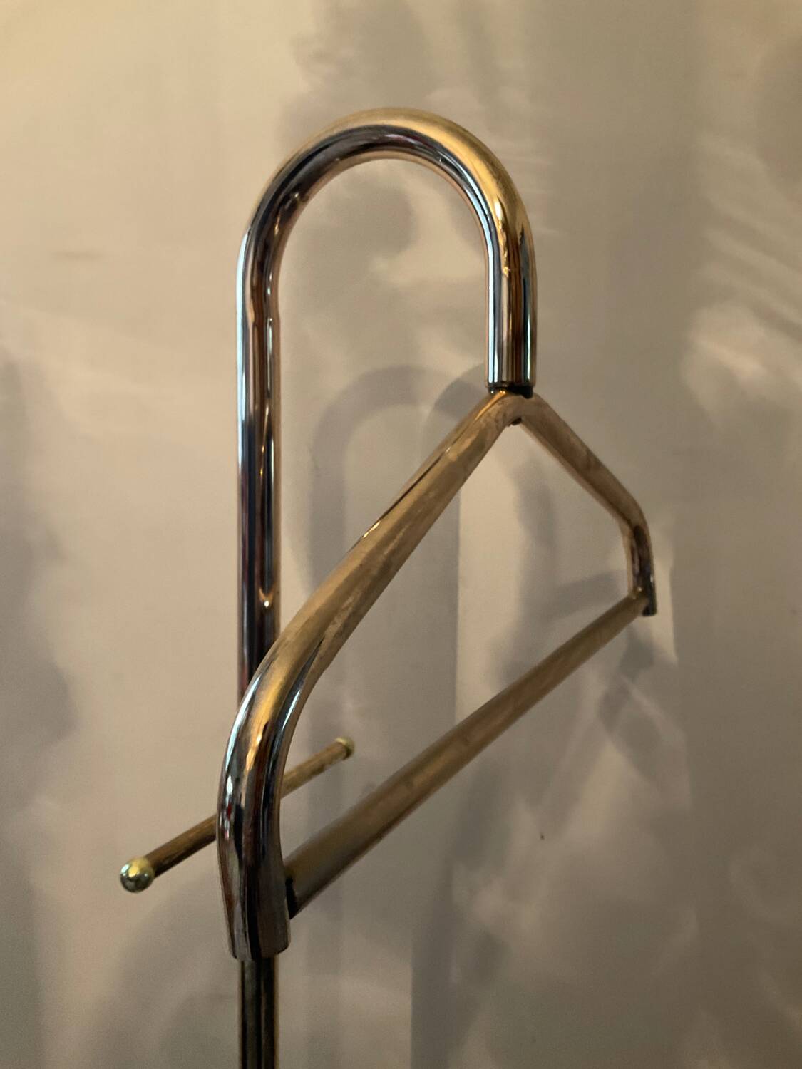 Vintage marble and gold metal valet