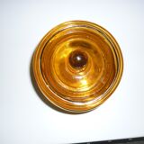 Amber clear glass candy