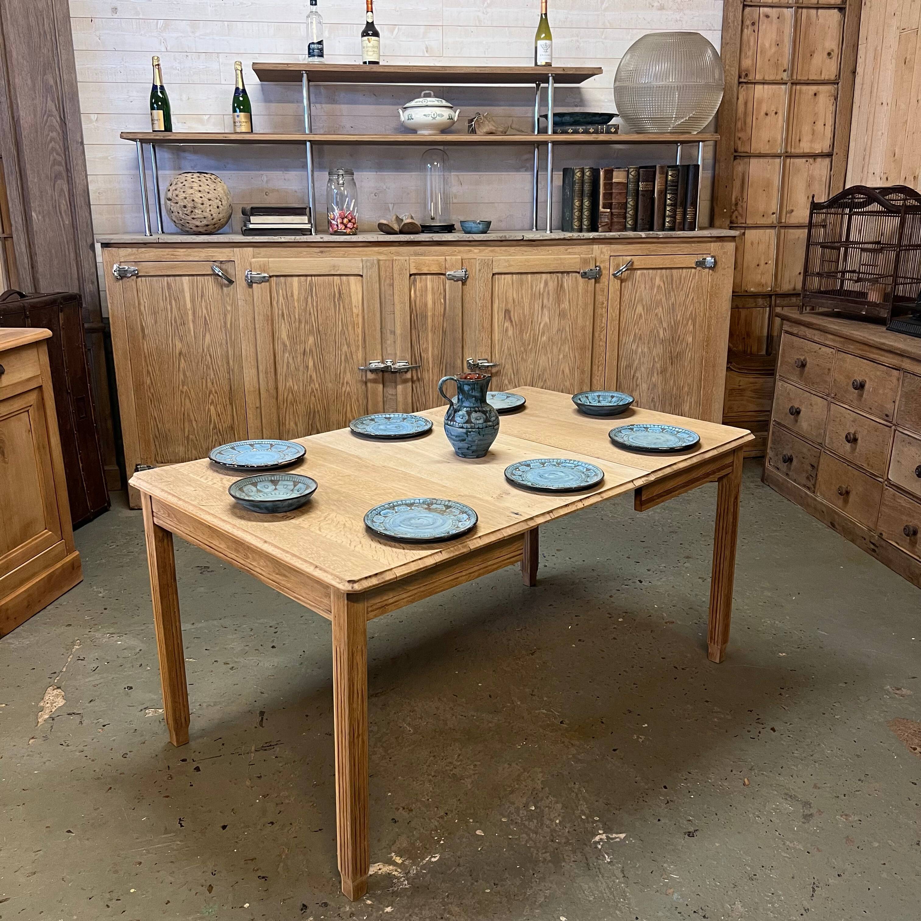 Oak table with extension 1940