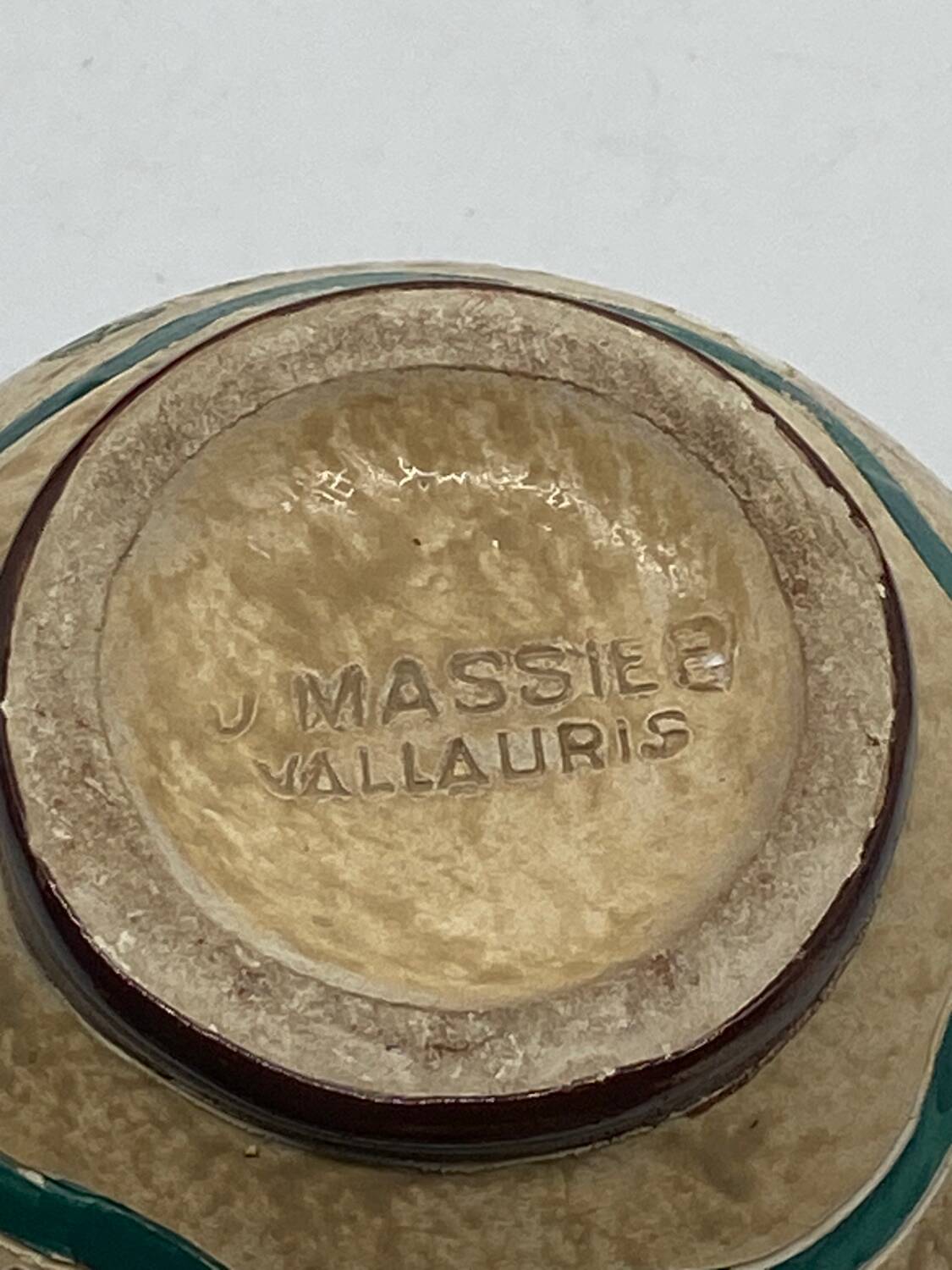 Vase / ceramic pitcher Vallauris J Massier, vintage, 1950,