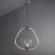 Vintage pendant lamp in Murano glass by Barovier & Toso, 1940s.