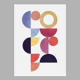 Geometric art print. A2 (42x59.4cm).