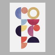 Geometric art print. A2 (42x59.4cm).