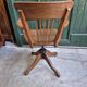 Fauteuil de bureau americain en chene reglable 1950