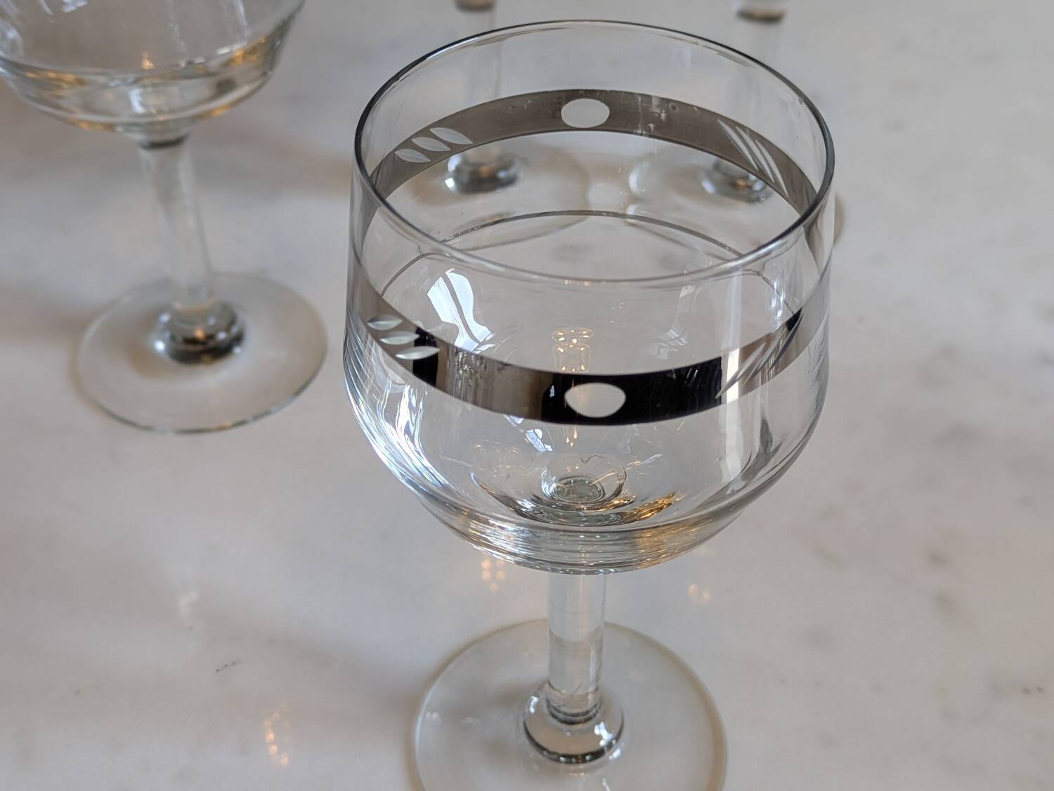 Art Deco Stemmed Glasses