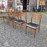 4 Scandinavian chairs from the 1960s