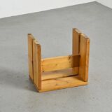 Solid pine stool Les Arcs