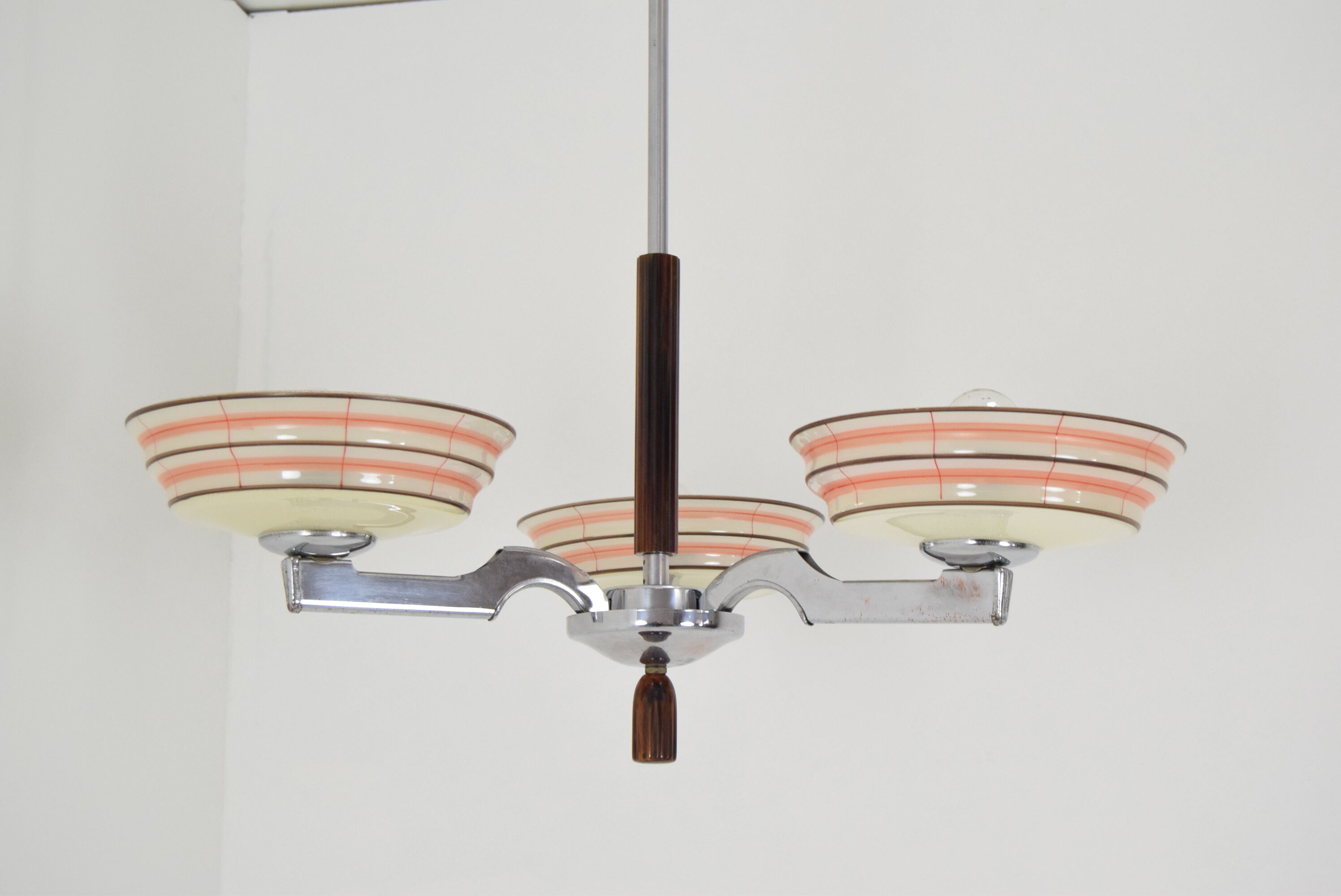 Mid-century Chandelier,Czechoslovakia,1950's.