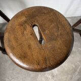 Oak bistro stools 1950