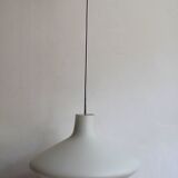 1960's White Opaque Ceiling lamp