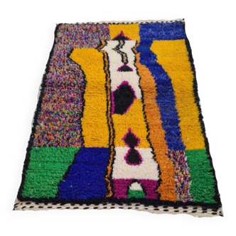 Handmade wool Berber rug 150 X 100 CM