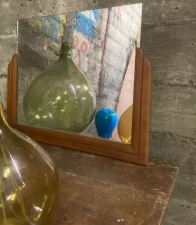 Art-deco mirror, 70x55 cm