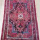 Antique Persian thick wool rug hand knotted 140 x 224 cm