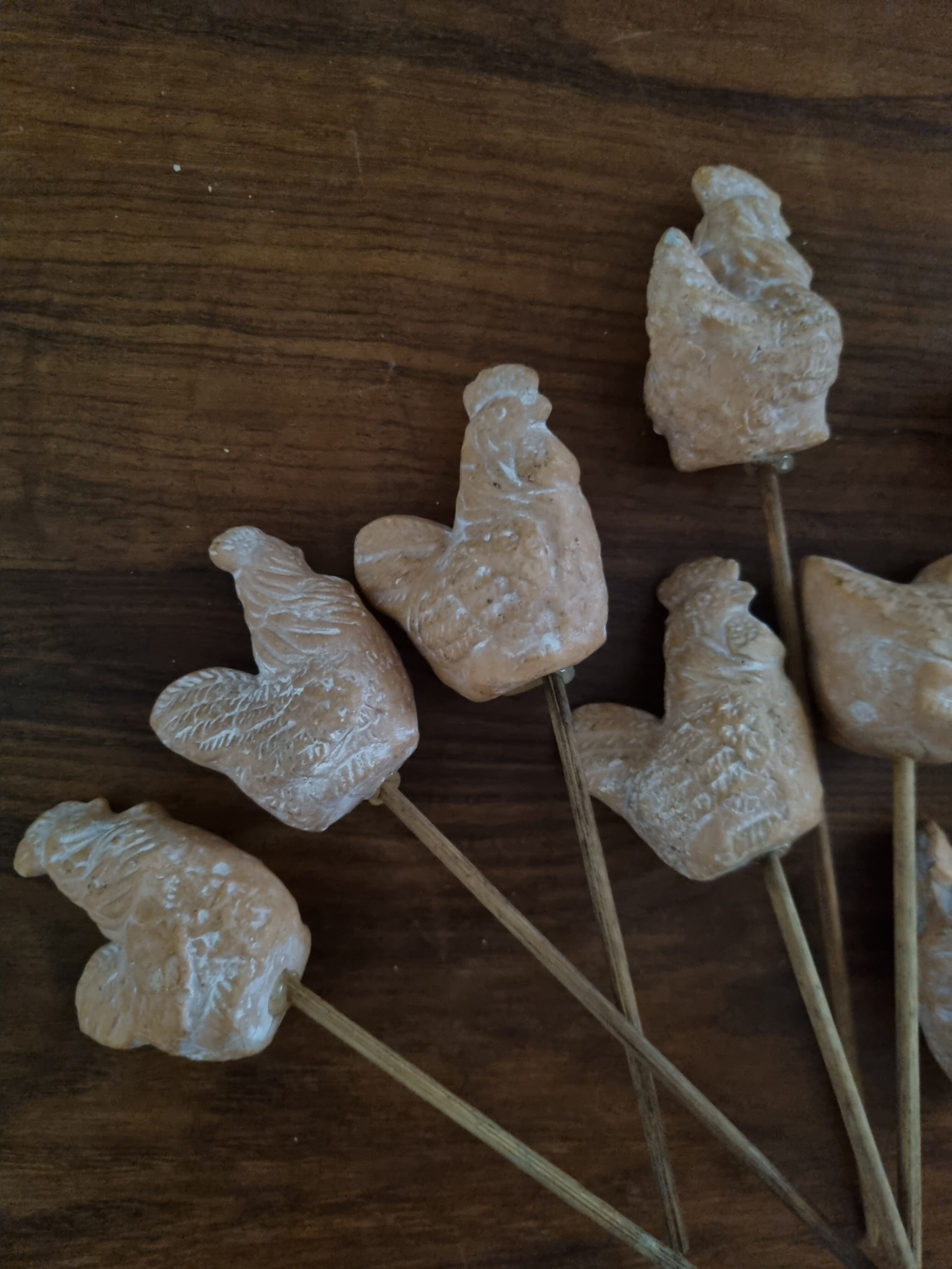 Terracotta garden decorations