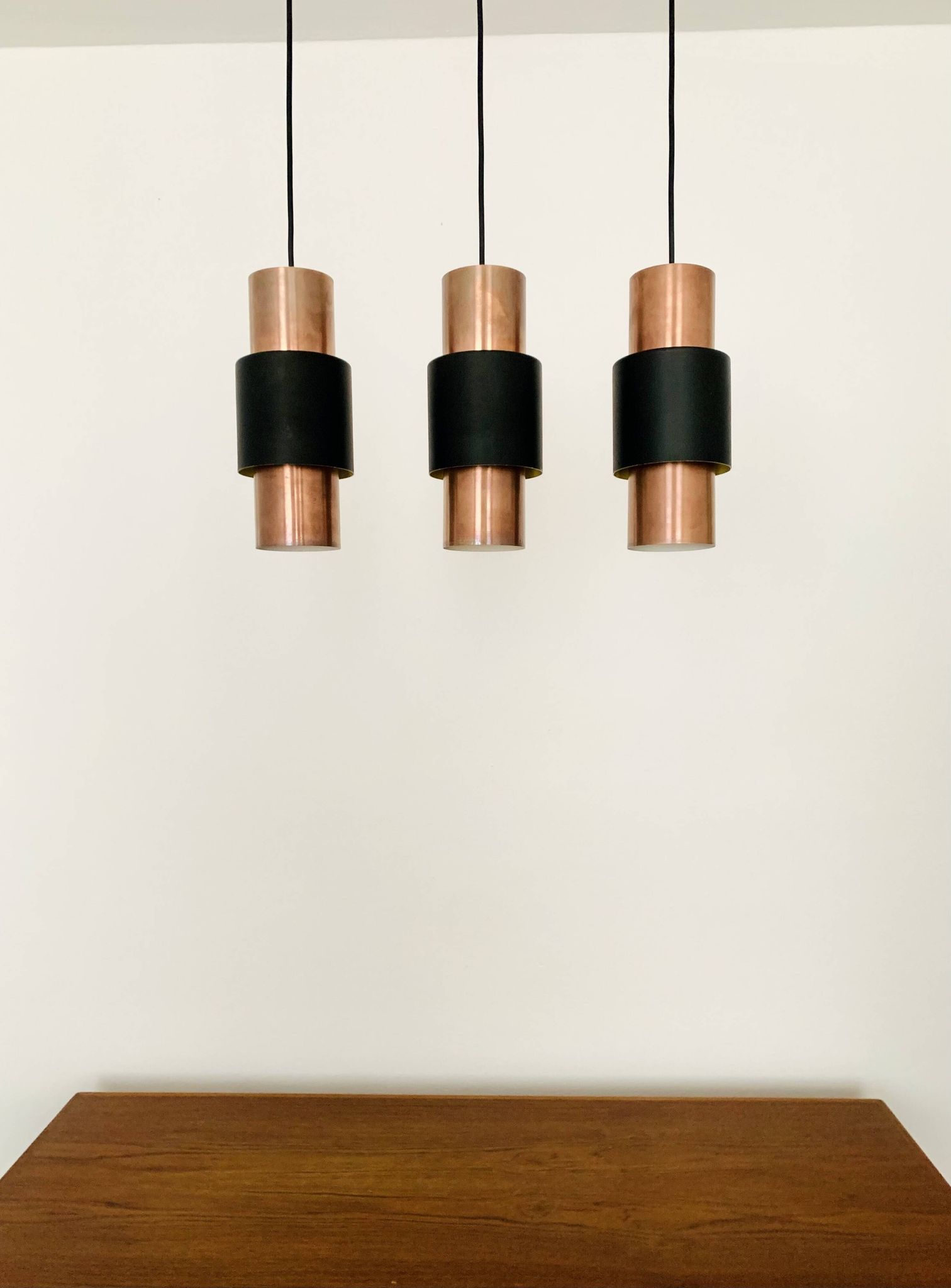 Danish Copper Cascading Lamp