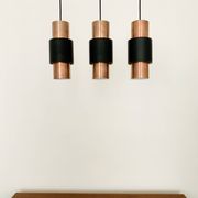 Danish Copper Cascading Lamp