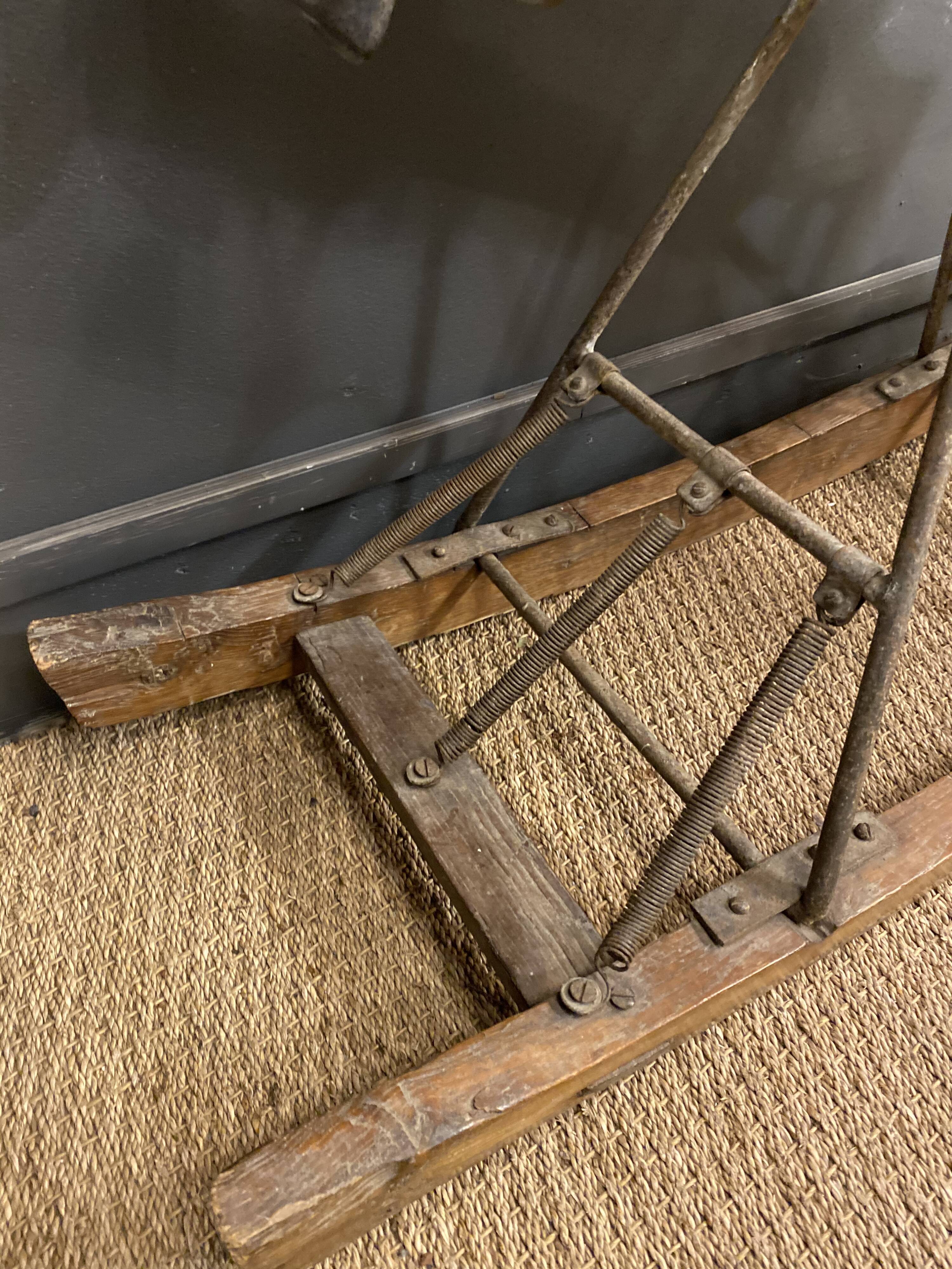 Wooden rocking horse 1900