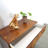 Mid-Century Deens Westergaards, Silkeborg palissander ladekast 6 lades