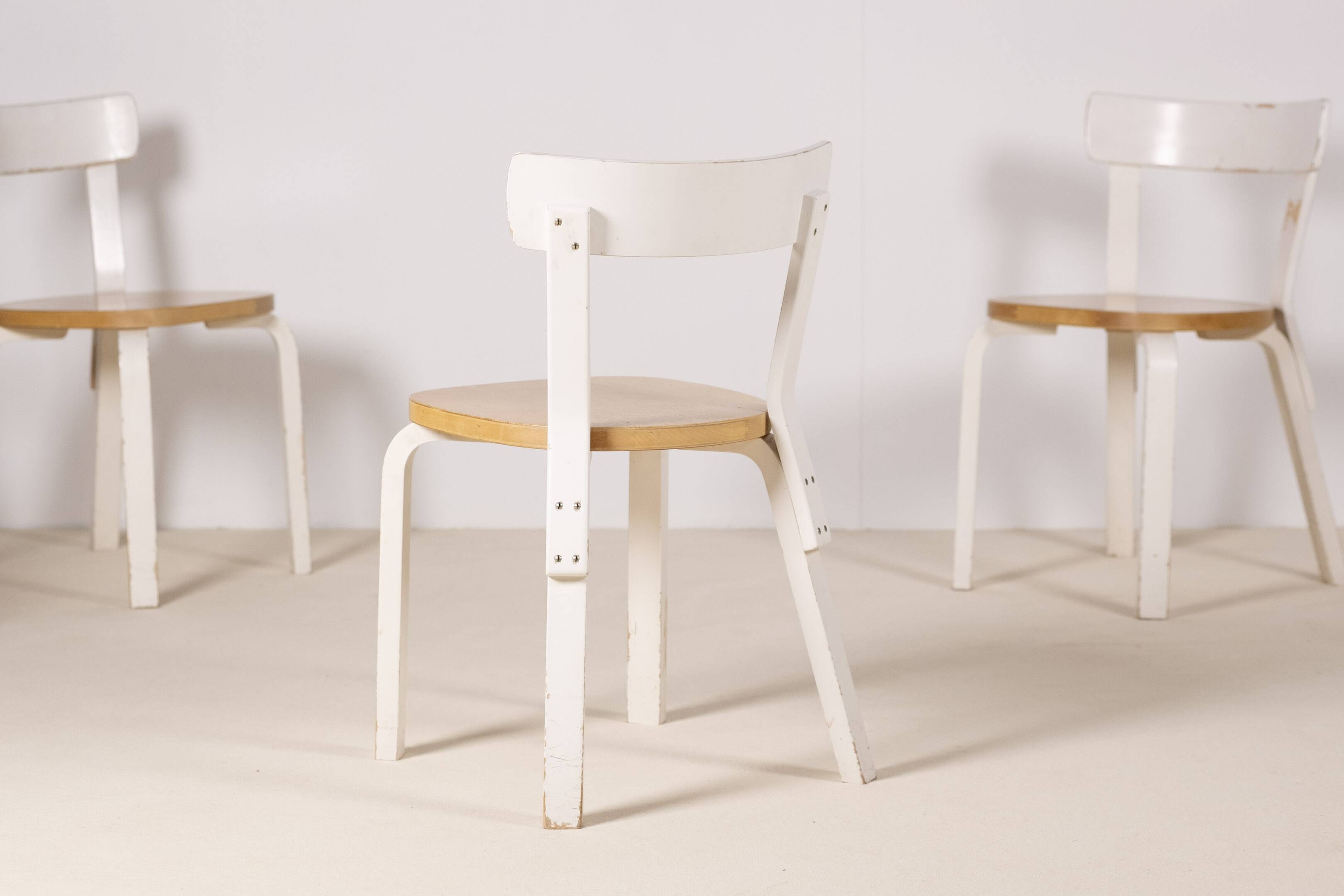 4x Alvar Aalto Model 69 by Artek, Finland