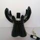 70s ceramic hand lamp