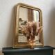Mirror 99 x 72 cm gilded Louis Philippe old