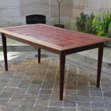 Dining table in wood and ceramic