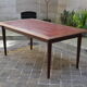 Dining table in wood and ceramic