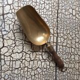Old brass grocer's shovel or seed
