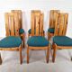 Set of 6 Danish pine dining chairs, 1970s