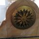 Marble pendulum fireplace trim