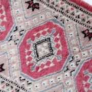 Vintage carpet Uzbek Bukhara handmade 32cm x 97cm 1970s