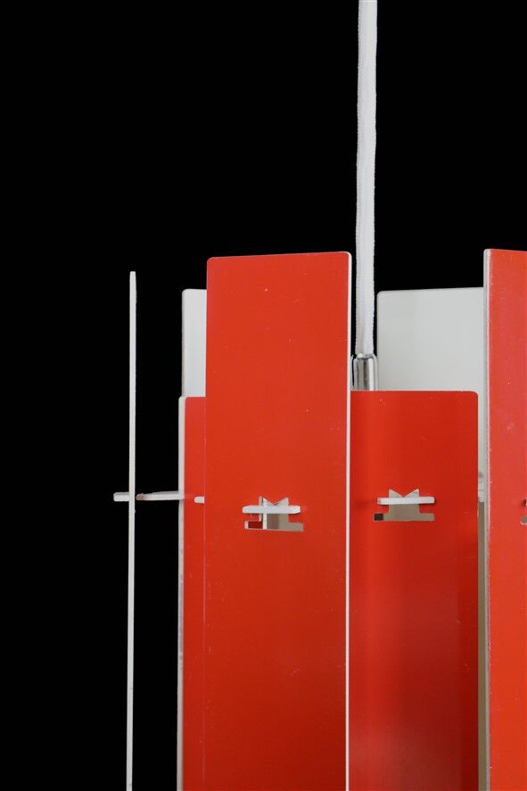 Set of 2 Fog & Mørup / Henning Rehhoff 'Cocktail' pendant lamps / Mid-century Danish modern design / 1970s