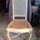6 chaises peintes milieu du 20eme siècle