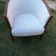 Fauteuil tonneau art déco